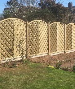 Fencing with trellis, Trees & Fencing SW General Landscapes